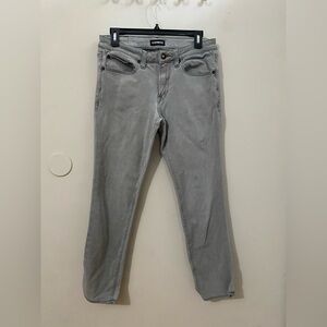 Express Light Gray Denim Pants